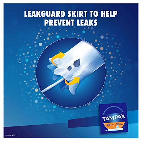 Tampax Cardboard Applicator Tampons, Super Plus Absorbency, Unscented, 20 Count - Pack Of 4 (80 Total Count) #TOP1