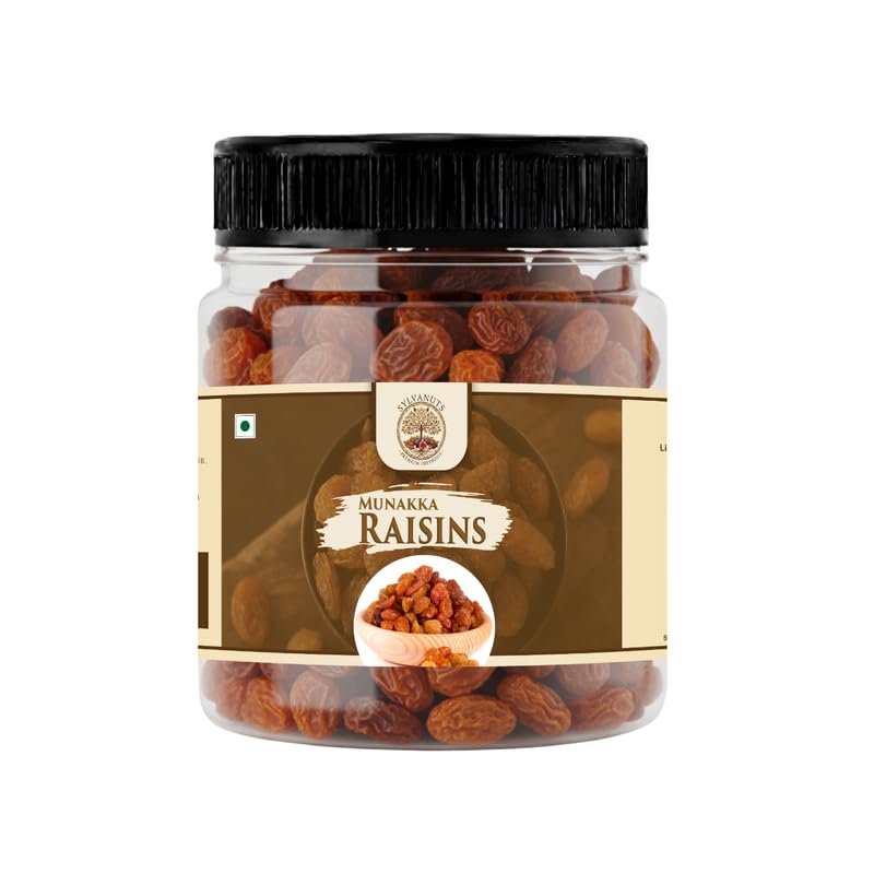 SYLVANUTS Natural Munakka Raisins 1kg | Pure Raisins Seedless/Kishmish, Quality Kismis | Dried Grapes | Healthy Snack, Source of Antioxidants, Potassium and Fiber