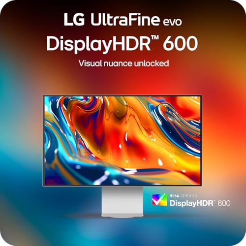 LG 32U990A-S 32-Inch Ultrafine 6K (6144 x 3456) Nano IPS Black Thunderbolt 5 Professional Monitor, 60Hz, DisplayHDR 600, Speakers, HDMI 2.1, DisplayPort 2.1, USB-C, Tilt/Height/Pivot Stand, Silver by LG - Used condition - Image 5