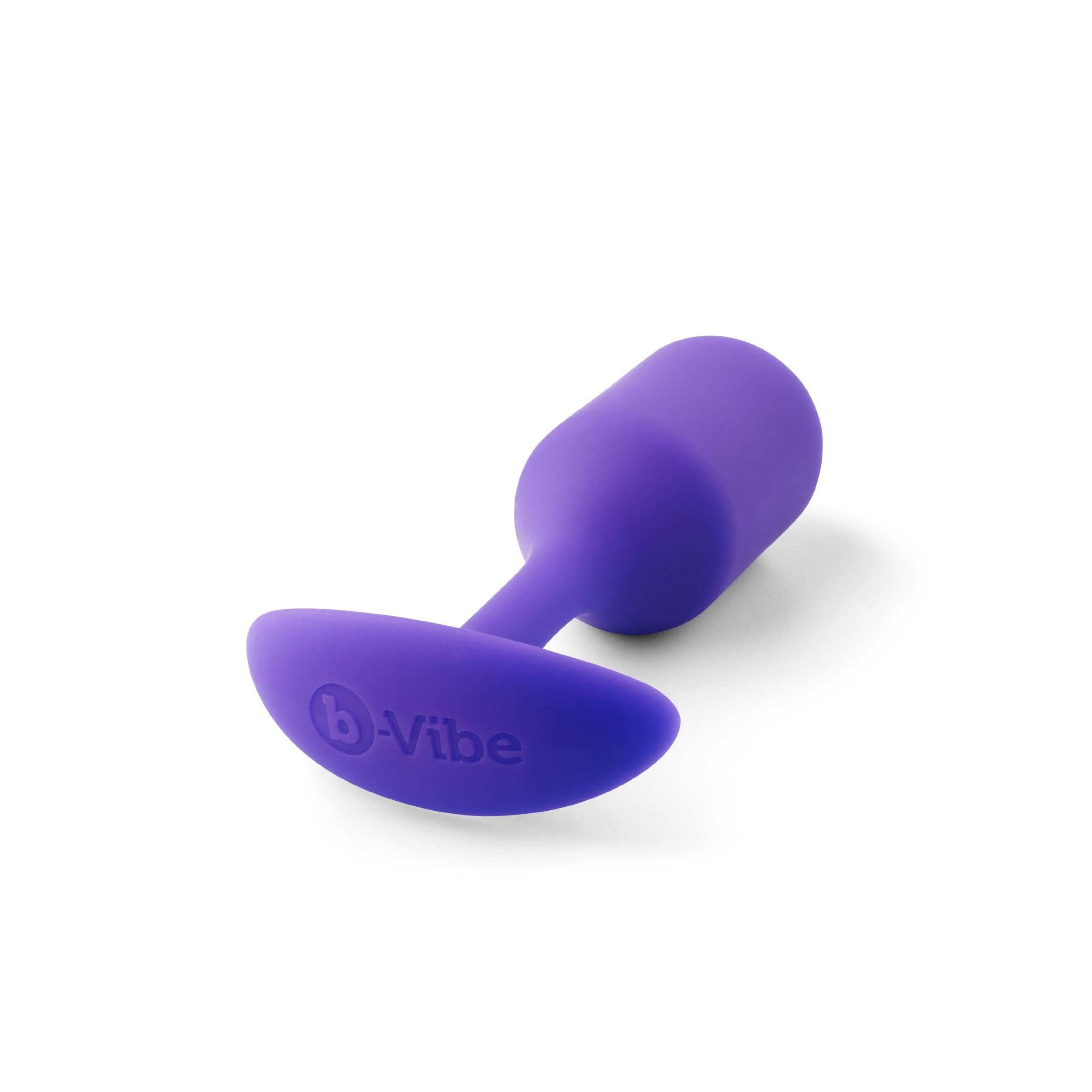 Amazon.com: b-Vibe Snug Plug 2, Weighted Silicone Butt Plug, Beginner Anal  Plugs - Sex Toys for Adults, 114g (Purple) : Health & Household