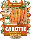 ZenGreens® – Graines de carotte bio - Semences potagères - Graines de légumes pour une cul...
