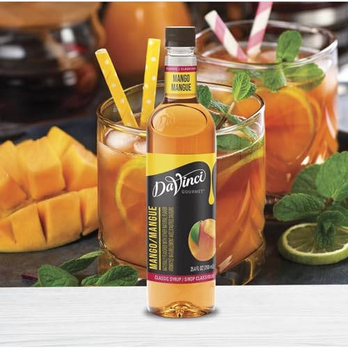 Image of DaVinci Gourmet Classic Mango Syrup, 25.4 Fluid Ounces (Pack of 1)