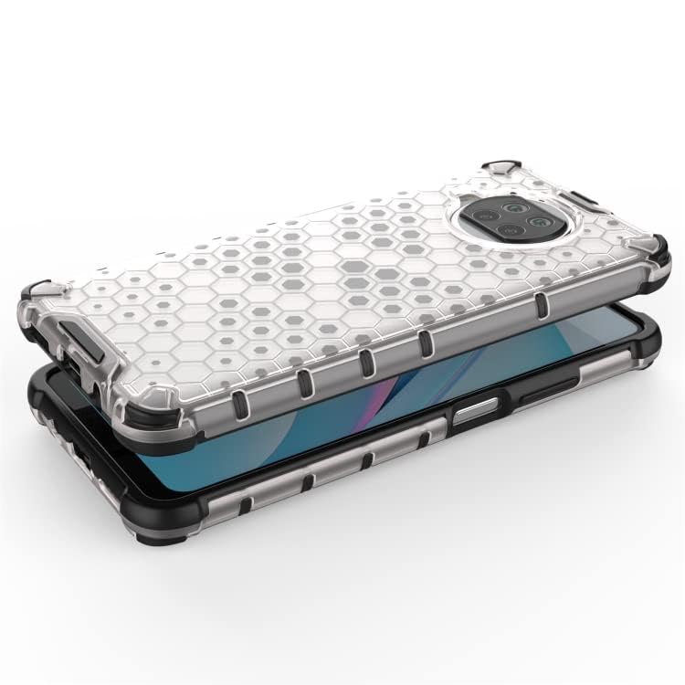 Image of Prime Retail Hard PC Back Case Cover for Mi 10i Anti Slip Ultra Thin Shockproof Reinforced Corners (Transparent)