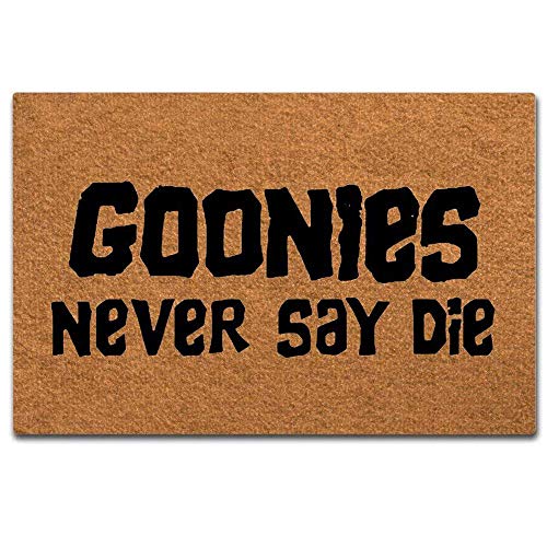 Eureya Goonies Never Say Die Zerbino per interni e salotti, cucina, tappetino in gomma, decorazione per la casa, 45 x 75 cm