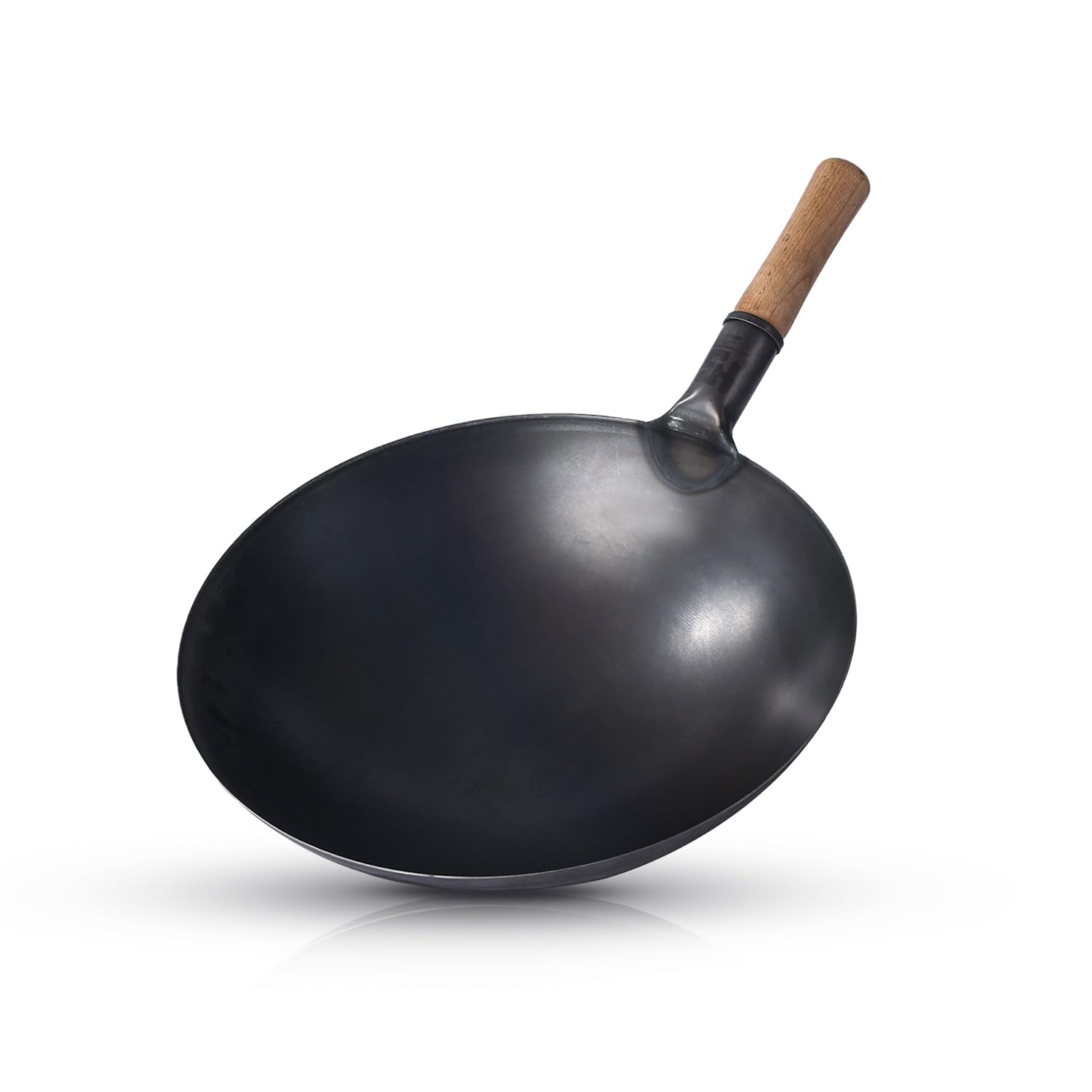 Sponsored Ad - HS 14-inch(36cm) Chinese Wok with Wooden Handle – Versatile Stir-Fry Pan for High-Heat Cooking, Sauteing, and Deep-Frying – Durable Wok for Asian Cuisine and More ONLY for Commercial USE