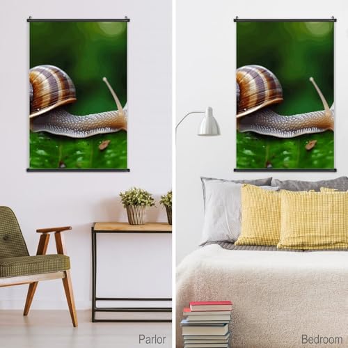 Tableau escargot sur toile deco interieure moderne - 4