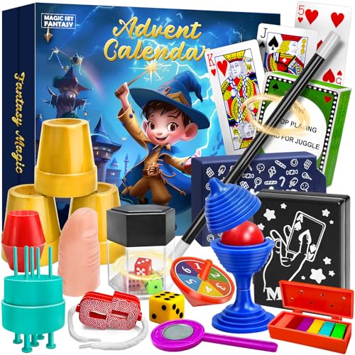 Advent Calendar 2025 Magic Set Tricks Toys for Kids to