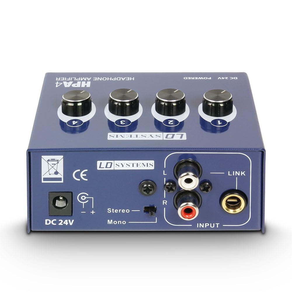 LD Systems HPA 4 Amplificateur de casque 4 canaux Royaume-Uni