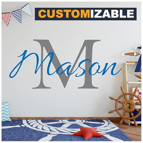 VulgrCo Custom Name Wall Decor & Baby Name Decals for