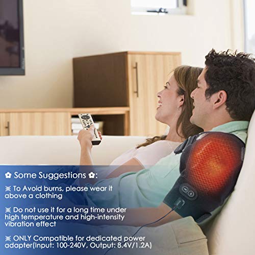 Heated Massage Shoulder Brace, 3 Vibration & Heat Settings Support Adjustable Heating Shoulder Pad For Rotator Cuff Frozen Shoulder Shoulder Dislocation Or Muscles Pain Relief Brace #TOP7