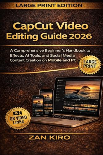 CAPCUT VIDEO EDITING GUIDE 2026: A Comprehensive Beginner’s Handbook to Effects, AI Tools, and Social Media Content Creation on Mobile and PC