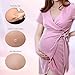 ROANYER Silicone Fake Pregnant Belly Realistic Twins Baby Bump False Pregnancy 5-9 Month For Film Props Cosplay Costumes(M - Natural)