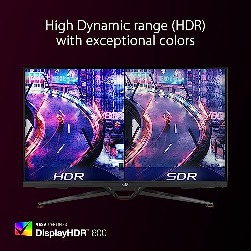 Image of ASUS ROG Swift 38 inch 4K HDMI 2.1 HDR DSC Gaming Monitor (PG38UQ) - UHD (3840 x 2160), 144Hz, 1ms, Fast IPS, G-SYNC Compatible, Speakers, FreeSync Premium Pro, DisplayPort, DisplayHDR600, 98% DCI-P3