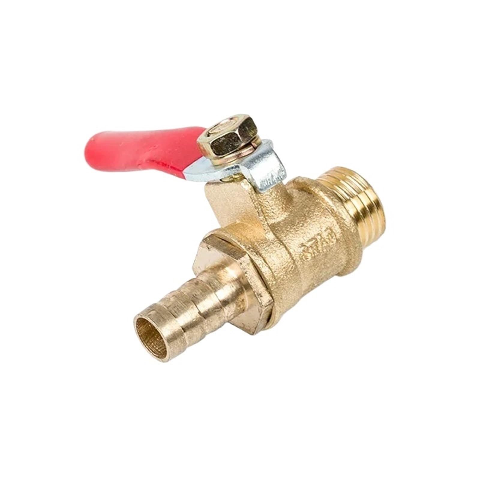 Válvula de bola de latón para manguera de 8mm y tuberías de cobre con rosca de 1/4