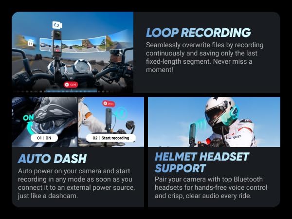 Insta360 X4 Basic Bundle-8K Su Geçirmez 360 Aksiyon Kamerası, 1/2" 48MP Sensörler, 8K 360 HDR Video, 72MP 360 Fotoğraf, 4K Tek Lens | Paket Selfie Çubuğu, Lens Kapağı (256 GB) İçerir - Görsel 7