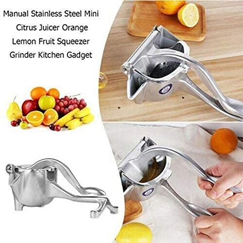 Image of ARMADILLO Aluminium Manual Fruit Juicer Orange Heavy Duty Juicer Hand Press Metal Lime Juicer Hand Instant, Steel Handle Simple Fruit Juicer Press Squeezer Citrus Collectible Figure