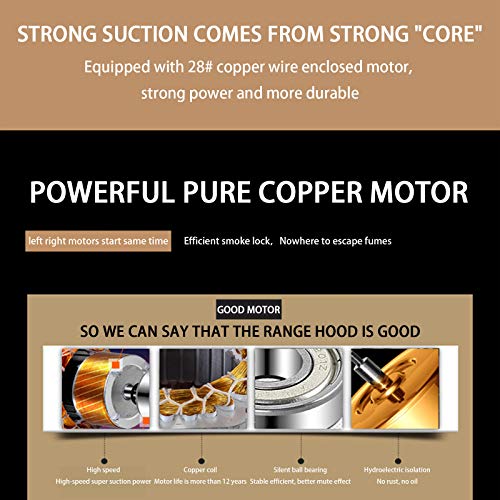 SXYY-Campana-Extractora-Decorativa-25m-Min-Negra-Campana-Extractora-De-90-Cm-para-Cocinas-Domesticas-Tapa-De-Apertura-Automatica-para-Fumar-58-Decibelios-Bajos-Limpieza-Automatica-con-Una-Tecla