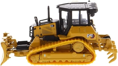 Miniatura 2 de Diecast Masters 1/87 CAT D5 Bulldozer w/tren de rodaje de grado fino y hoja plegable 85953