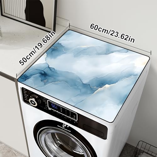 Image of Washer and Dryer Topper for Top,23.6 inch x 19.7 inch Washer Dryer Countertop Mat, Waterproof & Anti-Slip Dryer Top Protector Mat