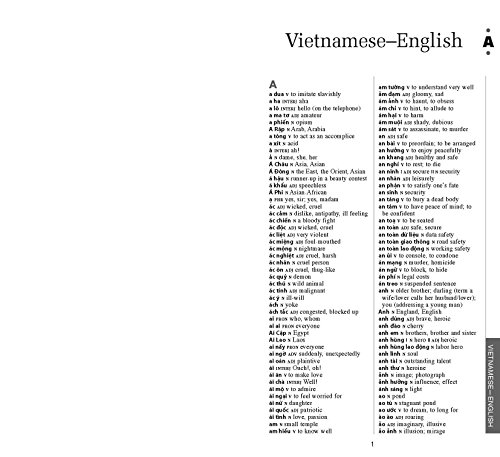 Periplus Pocket Vietnamese Dictionary: Vietnamese-English English-Vietnamese (Revised and Expanded Edition) (Periplus Pocket Dictionaries) - Image 10