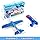 Fuwidvia 3 Pack Airplane Launcher Toys, 2 Flight Modes LED Foam Glider Catapult Plane Toy for Boys, Outdoor Flying Toys Birthday Gifts for Boys Girls 4 5 6 7 8 9 10 11 12 Year Old