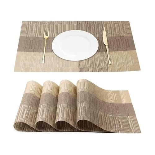 PVC Heat-insulating Mats Easy-to-clean Dining Table Hotel Supplies Dinner Western Placemats