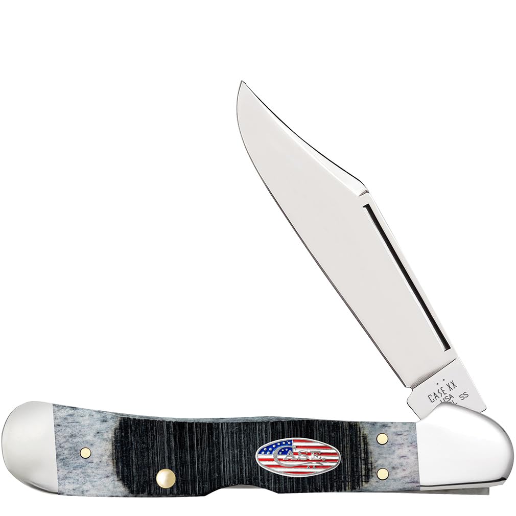 Amazon.com : Case XX WR Pocket Knife Copperlock Sawcut Gray Bone