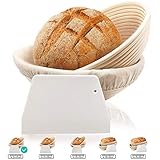 ➤EINFACH ZU VERWENDEN UND ZU REINIGEN – Bestäuben Sie den Proofkorb mit ausreichend Mehl, um ein Anhaften während des Proofens zu vermeiden, und lassen Sie den Teig darin ruhen - Ihr eigenes perfektes Brot ist fertig zum Backen! Um den Korb zu reinigen, schlagen Sie ihn einfach gut aus, waschen Sie ihn innerhalb von 2 Minuten mit warmem Wasser von Hand und halten Sie ihn nach der Reinigung trocken. Probieren Sie es aus und backen Sie Ihr Lieblingsbrot selbst !!!