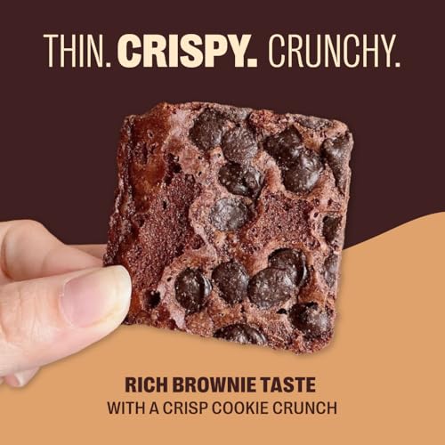 image for Brownie Brittle – Original Chocolate Chip Thin and Crispy Sweet Snac