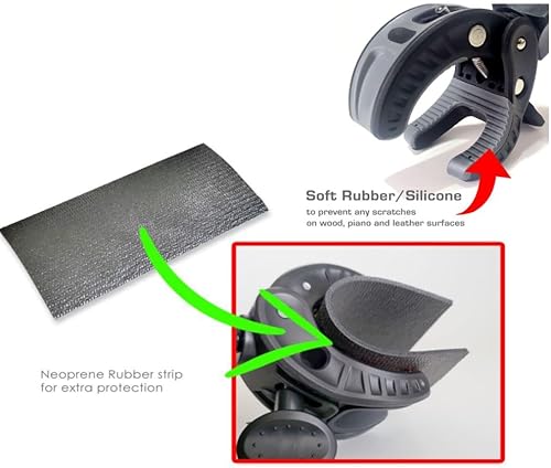 Miniatura 9 de Cell Phone mount holder for Mercedes GLE GLC GLS  EASY release  CLAMP ON design for center console  Wireless, Magnetic, Mag safe, easy release for