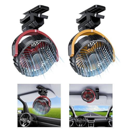 Ventilador recargable con clip para combatir el calor en el escritorio sin cables 3
