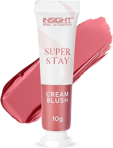 Insight Cosmetics Super Stay Cream Blush| Dewy & Radiant Finish | Lightweight Blush | Ultra-Pigmented Formula | Buildable Liquid Blush, B09-Rose Jelly