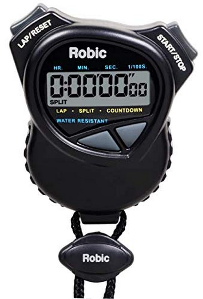 Robic Sque Amazon.com: Robic Cronómetro dual y temporizador de cuenta regresiva de ...