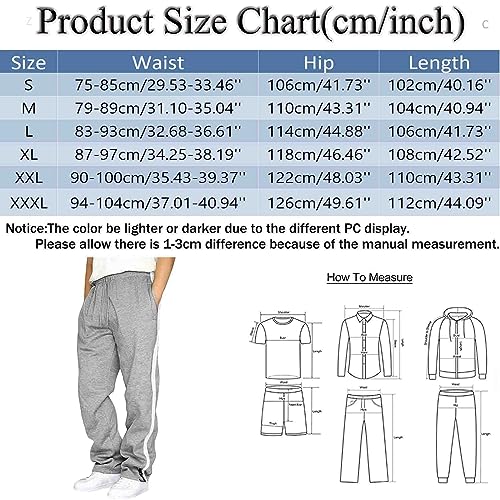 Pantalon de survêtement homme grande taille ample patchwork cargo doublé automne