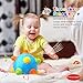VANLINNY Toddlers Baby Music Shake Ball Toy Bumble Ball for Babies,Dancing Bumpy & Interactive Sounds Crawl Toy, Best Bouncing Sensory Learning Gift for 3+ Year Old Boys&Girls.