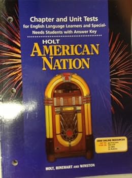 Paperback Holt American Nation (Chapter and Unit Tests for English Learners and Special-Needs Students with Answer Key) Book