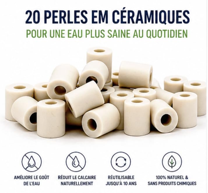 Perles en céramique : boire l'eau du robinet sans prise de tête Perles en céramique : boire l'eau du robinet sans prise de tête