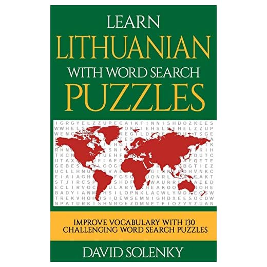 Learn Lithuanian with Word Search Puzzles