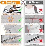 TOMKAS Small Dog Sling Carrier - Suitable for Puppies (Grey, S - Zip Pocket & Adjust Strap)