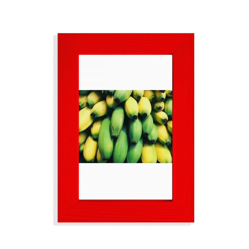 Cadre photo rouge Fresh Fruits et banane jaune pour raviver un mur blanc terne