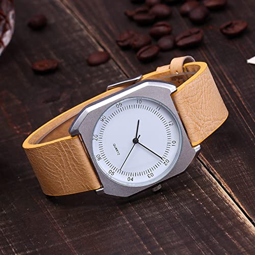 Relógio feminino retangular de quartzo elegante relógio casual feminino com pulseira de couro pu par