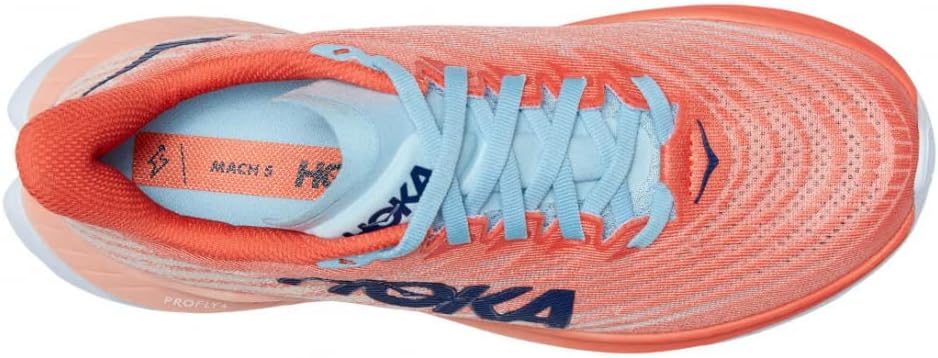 Hoka Mach 5 Camellia/Peach Parfait 11 B (M)