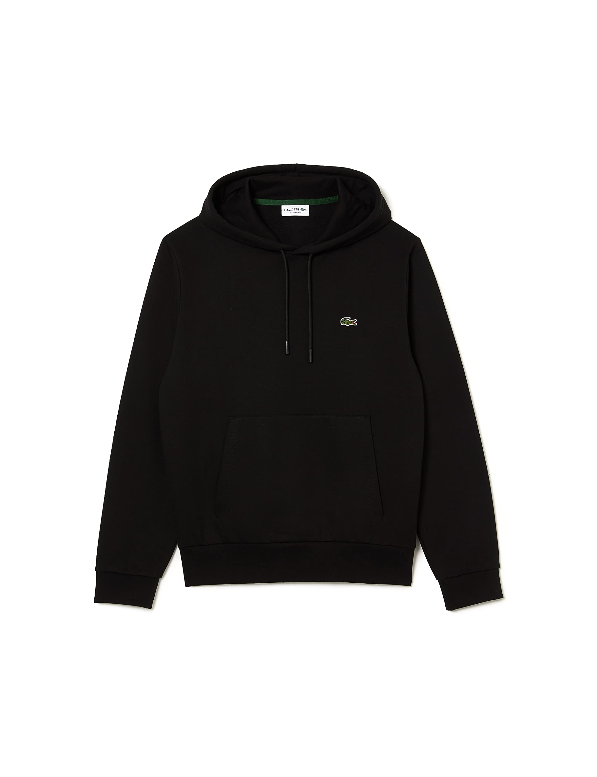 Lacoste Fleece Felpa Con Cappuccio Da Uomo Noir Xs-image