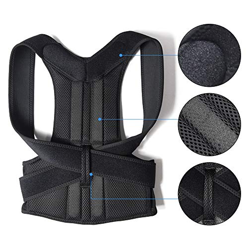 Back Posture Corrector Spinal Support Adjustable Straight Back For Men Women Shoulder Lumbar Brace Teenager Hunchback Breathable ( Size : 3Xl ) #TOP3
