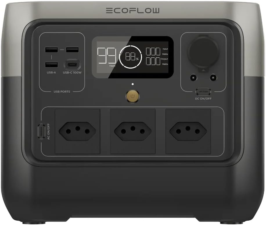 Estação De Energia Ecoflow River 2 PRO 800w A 1600w...