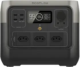 Estação De Energia Ecoflow River 2 PRO 800w A 1600w 768Wh 127v BR