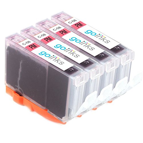 Image of Go Inks 4 Photo Magenta Ink Cartridges to replace Canon CLI-8PM Compatible/non-OEM for PIXMA Printers