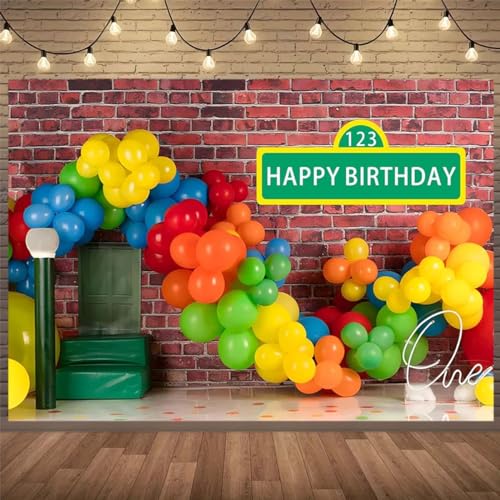 Fondo Fotográfico de Globos Coloridos 7x5ft miniatura 6