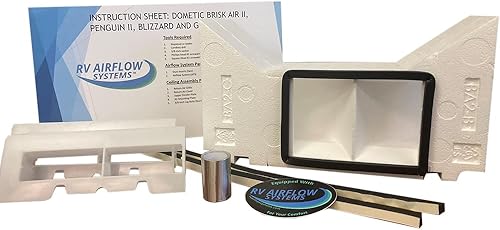 para acondicionadores de aire Dometic Brisk Air II, Evolution, Blizzard: Aumenta el volumen de aire de tu aire acondicionado a tu RV caliente,