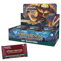 Magic the Gathering The Lord of The Rings Tales of Middle Earth Set Boosters Card Game (30 Boosters Per Display)